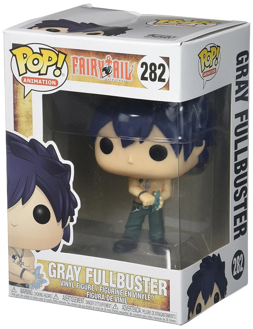Funko Pop Anime: Fairy Tail - Gray Fullbuster Collectible Vinyl Figure Funko Pops! 4 Funko Pop Anime: Fairy Tail - Gray Fullbuster Collectible Vinyl Figure Funko Pops!