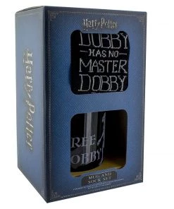 Paladone Harry Potter Free Dobby Ceramic Coffee Mug & Sock Set