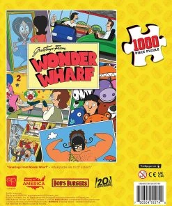 USAopoly Bob's Burgers Greetings From Wonder Wharf 1000 Piece Jigsaw Puzzle