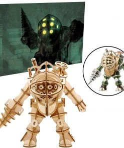 FSC BioShock: Big Daddy 3D Wood Model And Poster Video Games