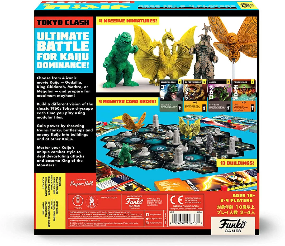 Funko Godzilla Tokyo Clash Board Game 4 Funko Godzilla Tokyo Clash Board Game
