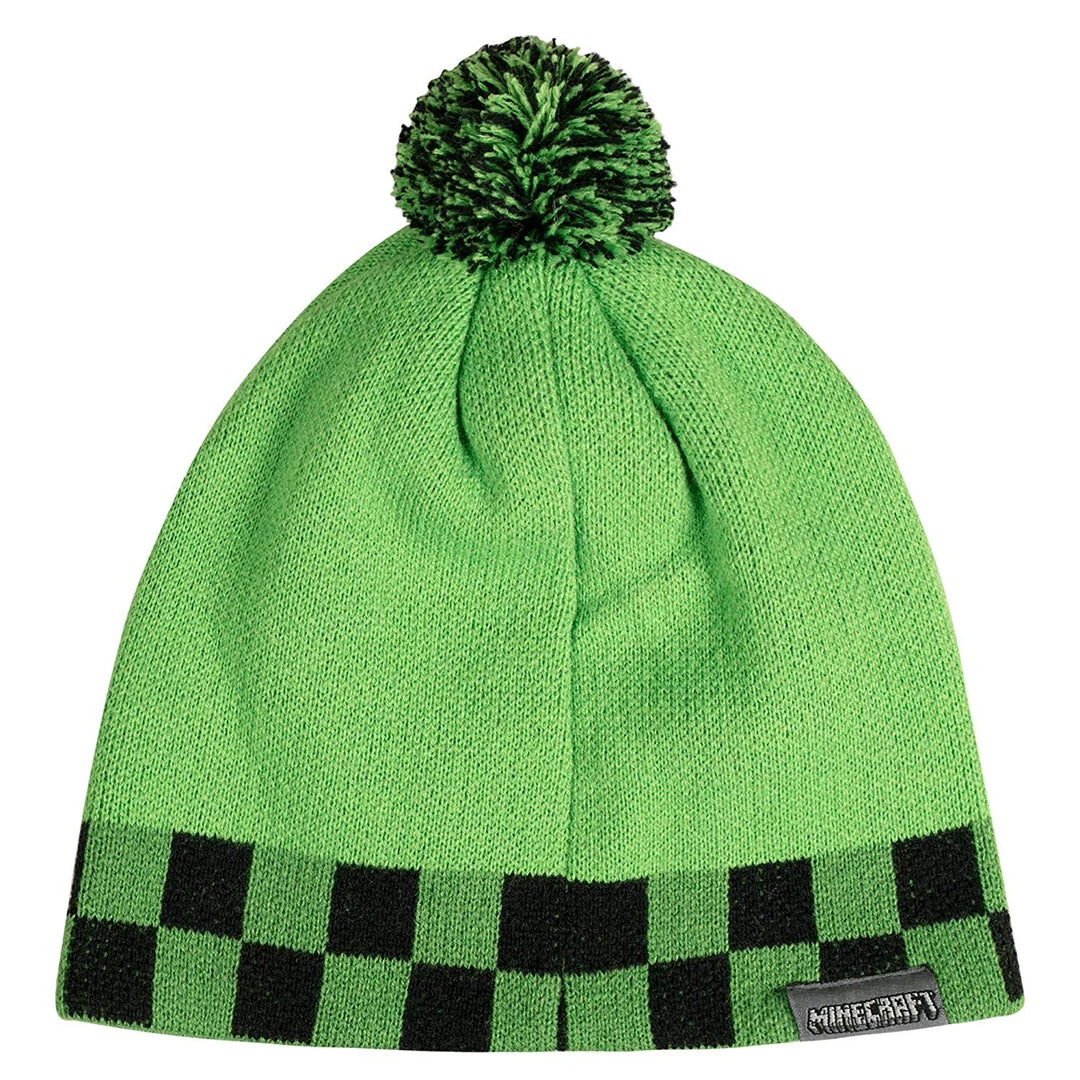 JINX Minecraft Creeper Sprite Pom Beanie, Youth Fit Video Games 4 JINX Minecraft Creeper Sprite Pom Beanie, Youth Fit Video Games