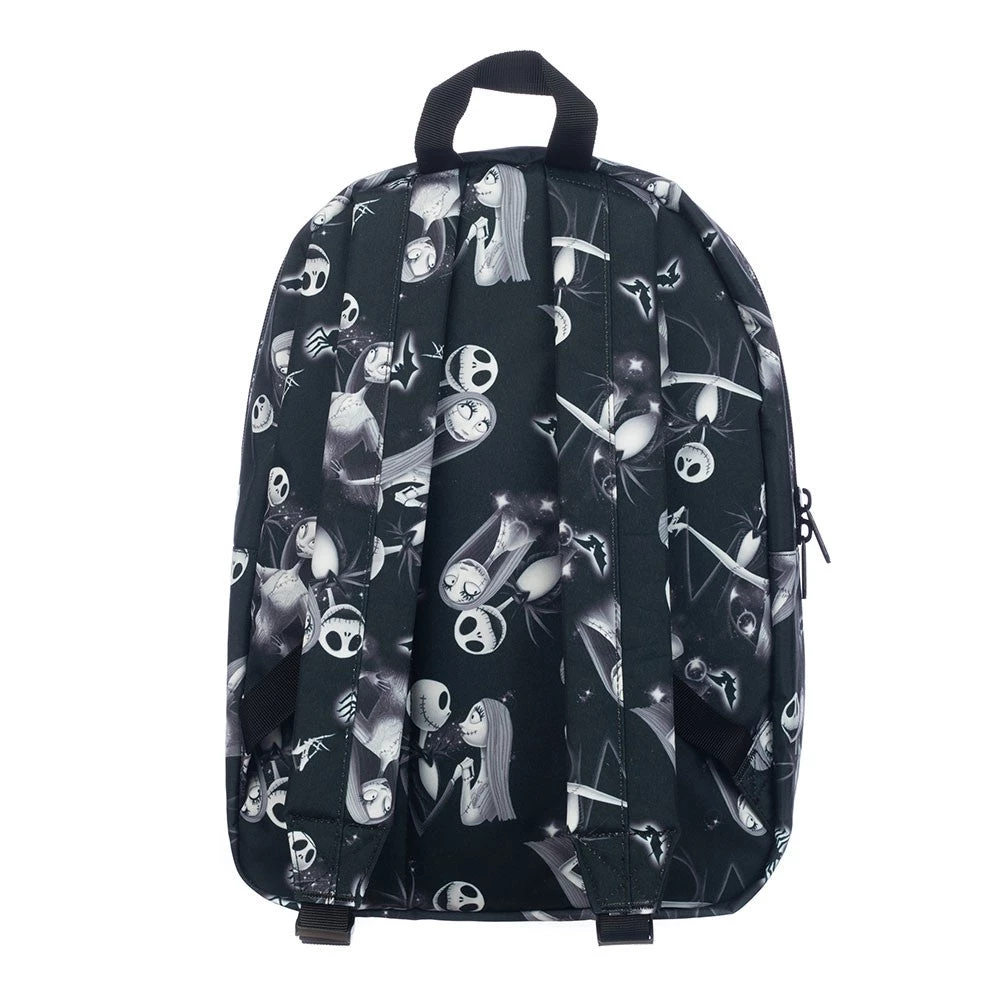 Bioworld Nightmare Before Christmas Jack & Sally Black Backpack 5 Bioworld Nightmare Before Christmas Jack & Sally Black Backpack