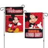Wincraft Disney - Mickey Mouse Have A Good Day Garden Flag 2 Sided 12.5" X 18" Mickey And Minnie Mouse 2 Wincraft Disney - Mickey Mouse Have A Good Day Garden Flag 2 Sided 12.5" X 18" Mickey And Minnie Mouse