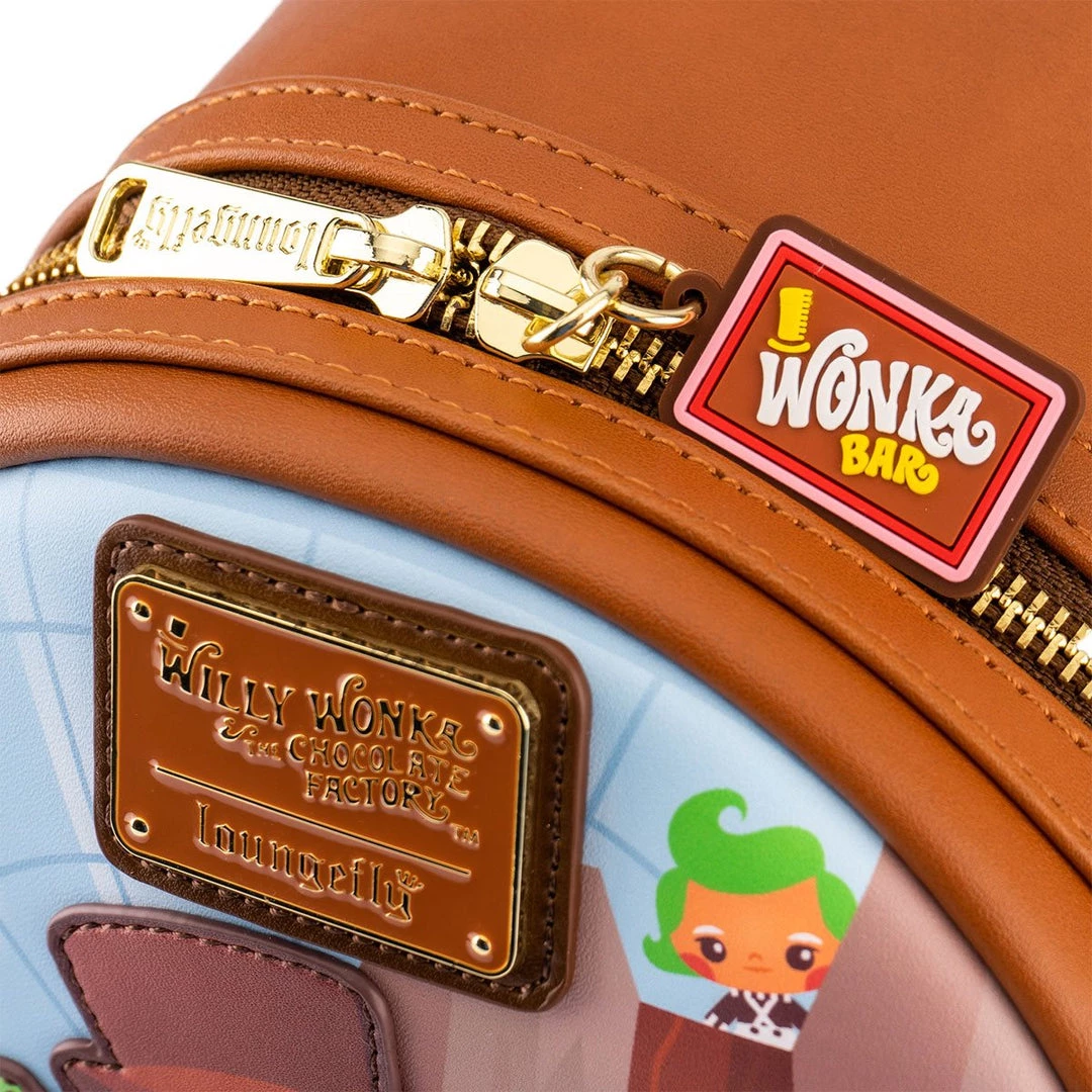 Loungefly Charlie And The Chocolate Factory 50th Anniversary Mini-Backpack 8 Loungefly Charlie And The Chocolate Factory 50th Anniversary Mini-Backpack