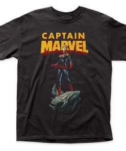 Impact Captain Marvel Asteroid Adult T-Shirt