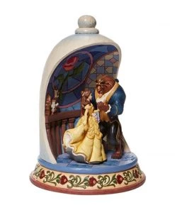 Enesco Disney Traditions Beauty And The Beast Rose Dome "Enchanted Love" By Jim Shore Statue 9 Enesco Disney Traditions Beauty And The Beast Rose Dome