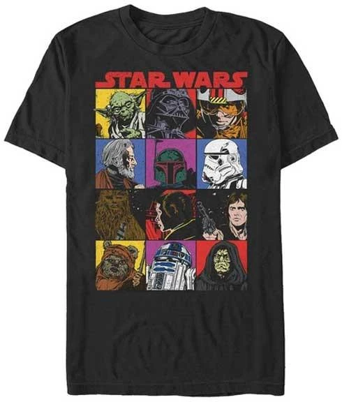 FifthSun Star Wars Multi Character Black Officially Licensed T Shirt Disney 3 FifthSun Star Wars Multi Character Black Officially Licensed T Shirt Disney