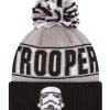 New Era Star Wars Stormtrooper One Size Beanie With Pom