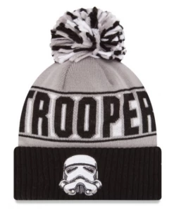 New Era Star Wars Stormtrooper One Size Beanie With Pom