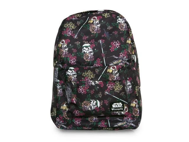 Loungefly Star Wars Floral Print Laptop Backpack 3 Loungefly Star Wars Floral Print Laptop Backpack