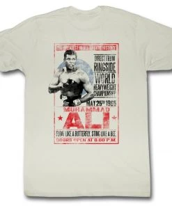 American Classics Muhammad Ali T-Shirt May 25th 1965 Poster Natural Tee
