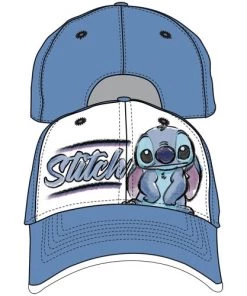 Jerry Leigh Disney - Lilo And Stitch - Stitch Sketch Baseball Hat Cap, Adult Size
