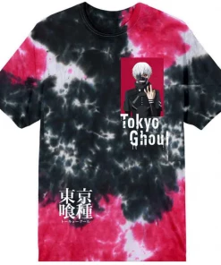 Bioworld Tokyo Ghoul Ken Kaneki Tie Dye Unisex T-shirt