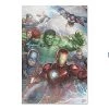 Silver Buffalo Marvel - Avengers The Lightnings Strike Group Shot Canvas Wall Art