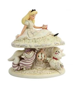 Enesco White Woodland Alice Wonderland Figurine