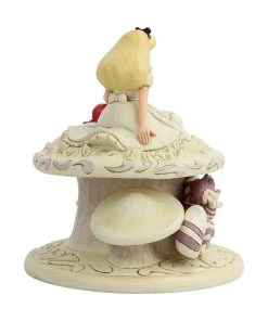 Enesco White Woodland Alice Wonderland Figurine