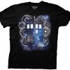 Ripple Junction Doctor Who - TV - Tardis Space Tech Adult Fitted T-Shirt TV Series