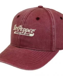 H3 Sportgear Hats Dr Pepper Wine Flat Adjustable Hat