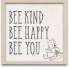 Silver Buffalo Winnie The Pooh - Bee Kind Framed MDF Wall Art