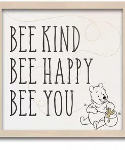 Silver Buffalo Winnie The Pooh - Bee Kind Framed MDF Wall Art