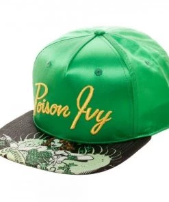 Bioworld DC Comics Poison Ivy Satin Snapback Baseball Hat