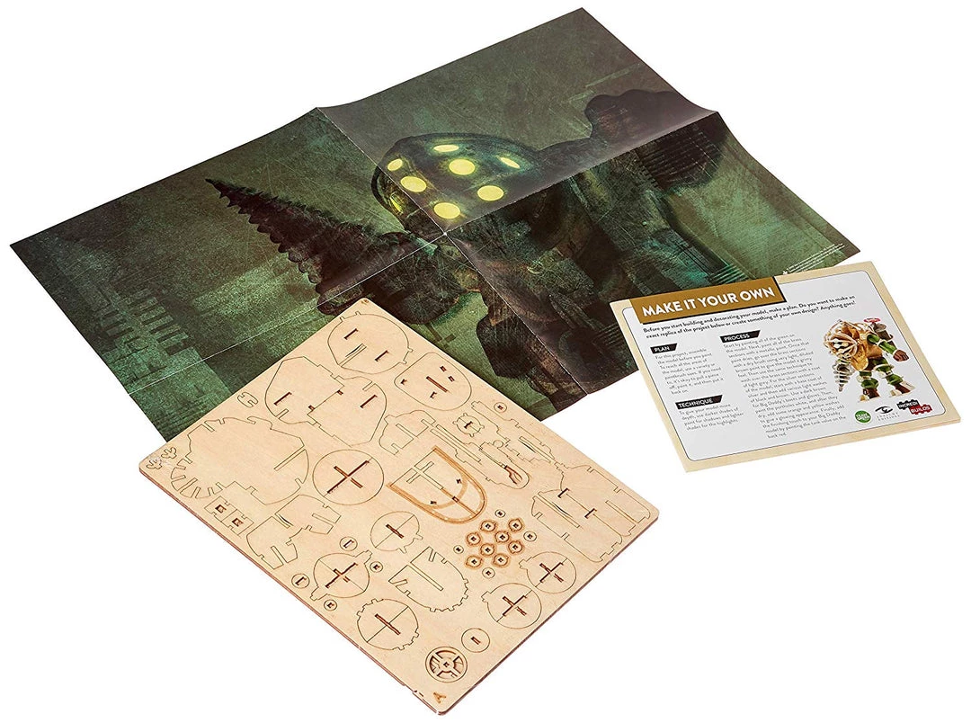 FSC BioShock: Big Daddy 3D Wood Model And Poster Video Games 6 FSC BioShock: Big Daddy 3D Wood Model And Poster Video Games