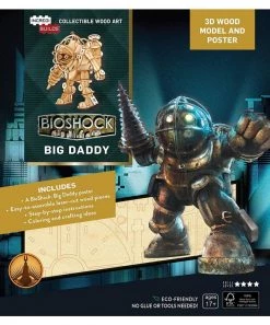 FSC BioShock: Big Daddy 3D Wood Model And Poster Video Games