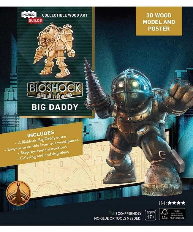 FSC BioShock: Big Daddy 3D Wood Model And Poster Video Games 4 FSC BioShock: Big Daddy 3D Wood Model And Poster Video Games