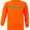 Bravado Music BIllie Eilish Don't Smile At Me Orange Long Sleeve