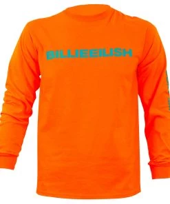 Bravado Music BIllie Eilish Don't Smile At Me Orange Long Sleeve