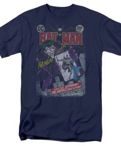 Trevco Batman DC Comics Joker Distressed Adult T-Shirt