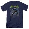 Trevco Batman Nightwing Action Pose Adult Fitted T-Shirt