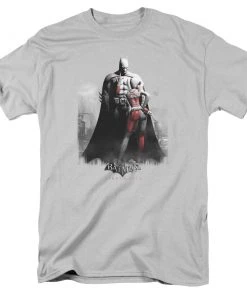 Trevco Batman Arkham City DC Comics Harley And Bats Adult T-Shirt Tee