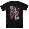 Trevco Harley Quinn Smoking Gun Adult T-shirt Black DC Comics
