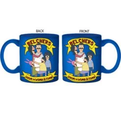 Silver Buffalo Bob's Burgers Belchers To The Tomb 20oz Ceramic Mug