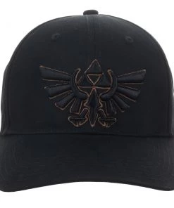 Bioworld Video Games The Legend Of Zelda Triforce Flex Fitted Cap Hat