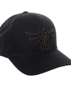 Bioworld Video Games The Legend Of Zelda Triforce Flex Fitted Cap Hat