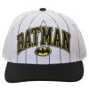 Bioworld DC Comics Batman Pinstripe Pre-Curved Snapback 2 Bioworld DC Comics Batman Pinstripe Pre-Curved Snapback