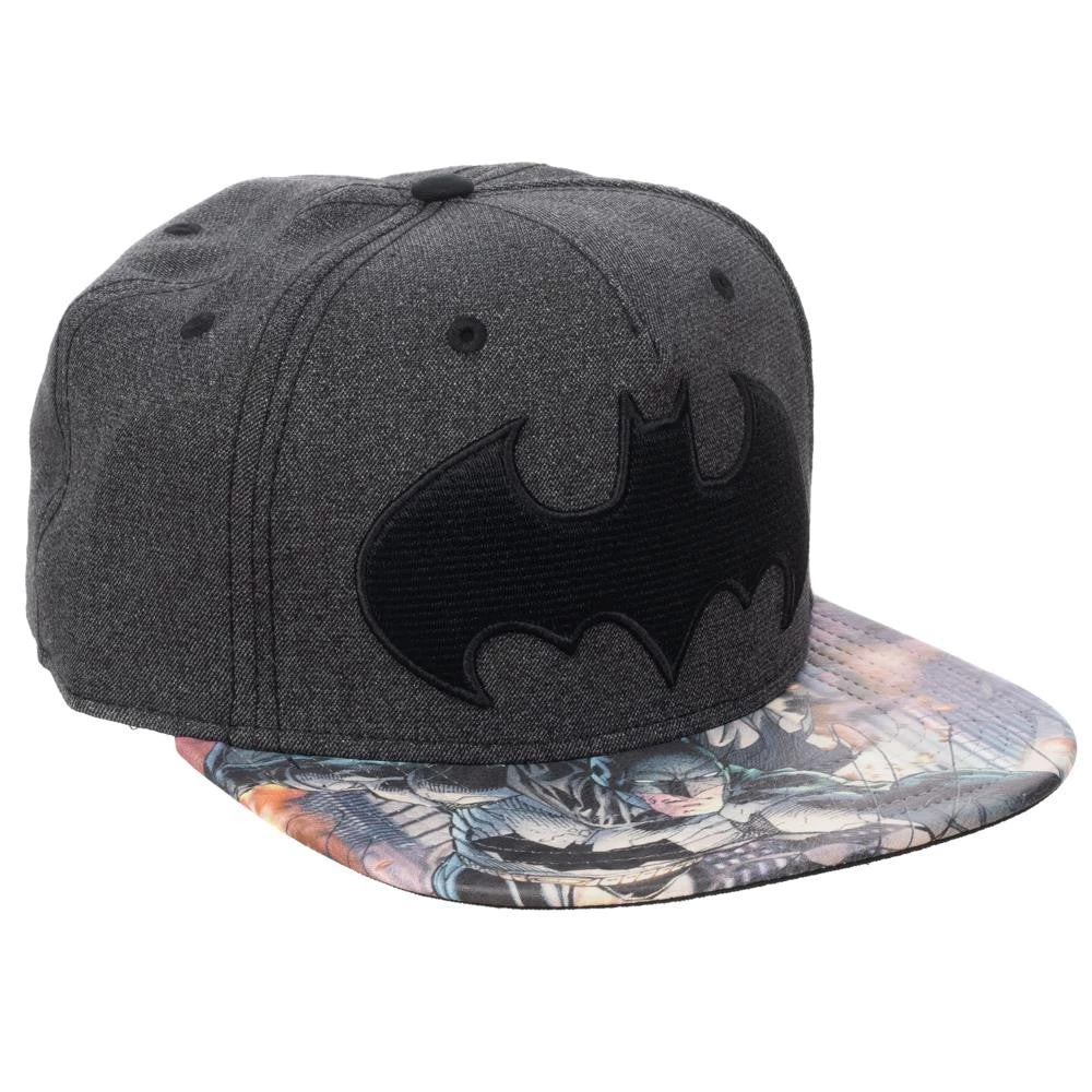 Bioworld Dc Comics Batman Sublimated Bill Snapback 5 Bioworld Dc Comics Batman Sublimated Bill Snapback