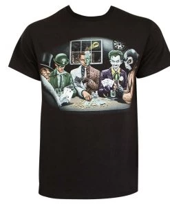 Changes Batman Villains Playing Poker Men's T-Shirt DC Comics