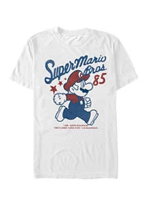 FifthSun Mario Series Nintendo Collecting Stars Since '85 Short-Sleeve T-Shirt