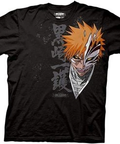 Ripple Junction Anime Bleach Ichigo Closeup Adult T-Shirt