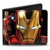 Buckle-Down Men's Iron Man Billfold Wallet Disney 2 Buckle-Down Men's Iron Man Billfold Wallet Disney