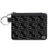 Buckle-Down Anime Disney Signature D Logo Monogram Mini Canvas Wallet
