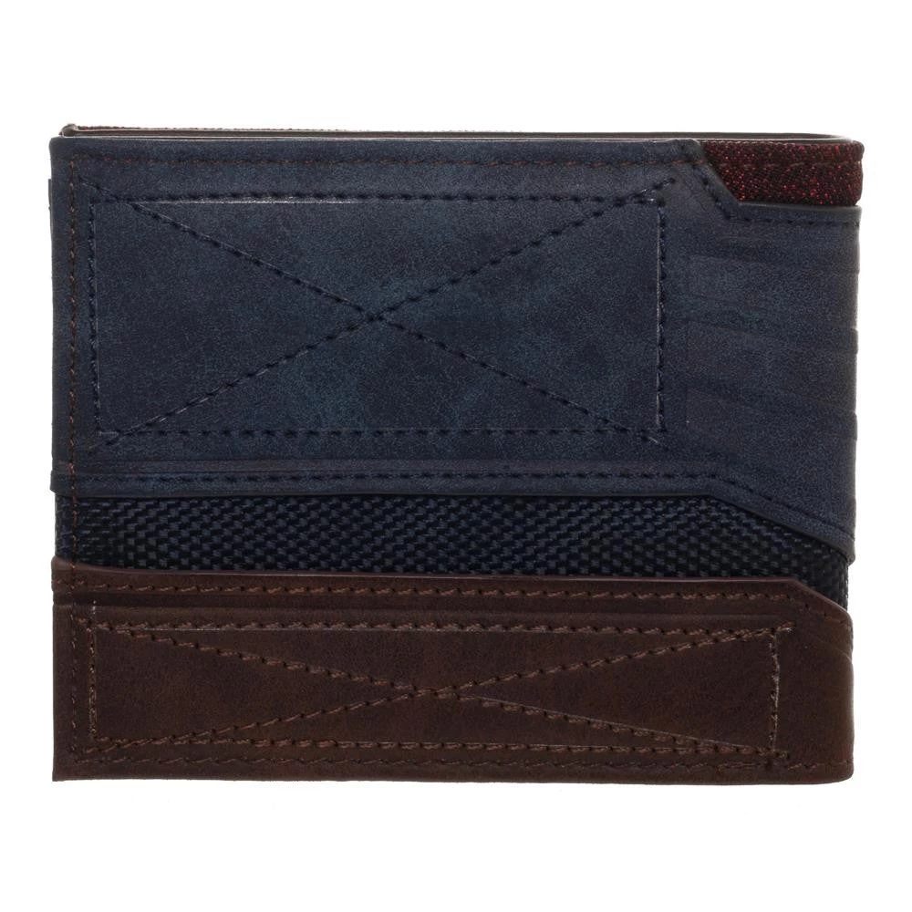 Bioworld Captain America Chrome Weld Patch Bi-fold Wallet 5 Bioworld Captain America Chrome Weld Patch Bi-fold Wallet