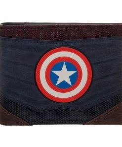 Bioworld Captain America Chrome Weld Patch Bi-fold Wallet
