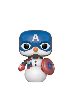 Funko Pops! Funko Pop! Marvel: Holiday - Captain America Snowman