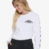 Ripple Junction Friends Central Perk Multi Logo White Long Sleeve