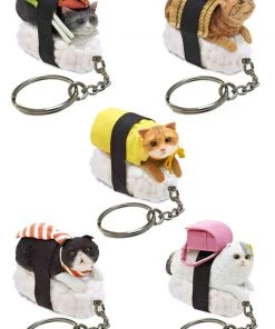 Clever Idiots Inc. Sushi Cat (Nekozushi) Keychain Blind Box Version 1 Keychains